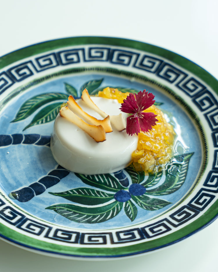 Coconut panna cotta