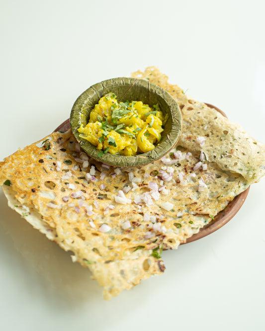 Rava onion masala dosa